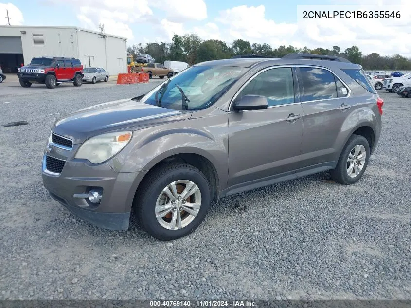 2011 Chevrolet Equinox 2Lt VIN: 2CNALPEC1B6355546 Lot: 40769140