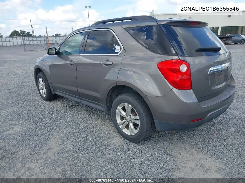 2011 Chevrolet Equinox 2Lt VIN: 2CNALPEC1B6355546 Lot: 40769140