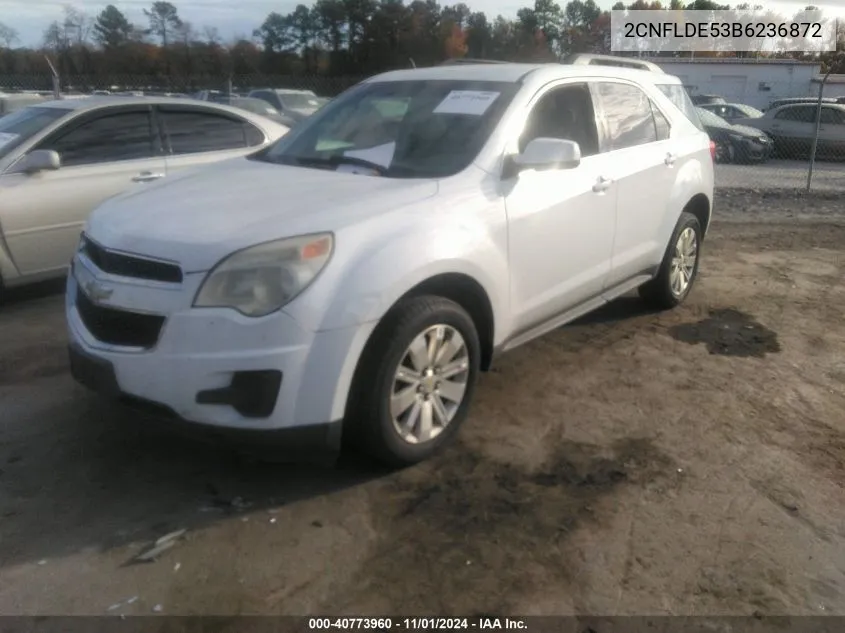 2011 Chevrolet Equinox 1Lt VIN: 2CNFLDE53B6236872 Lot: 40773960