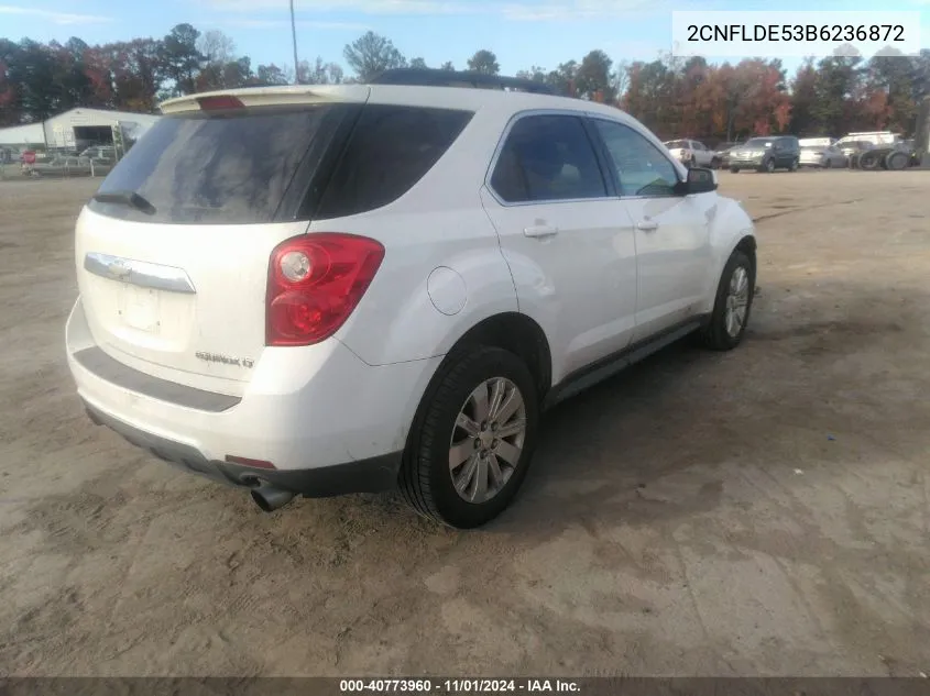 2011 Chevrolet Equinox 1Lt VIN: 2CNFLDE53B6236872 Lot: 40773960