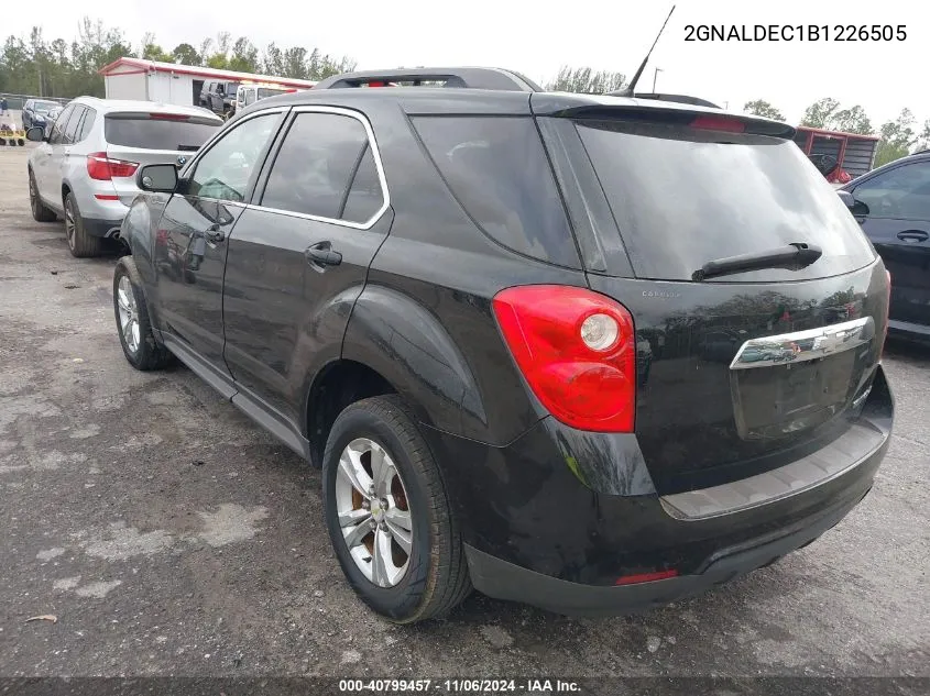 2011 Chevrolet Equinox 1Lt VIN: 2GNALDEC1B1226505 Lot: 40799457