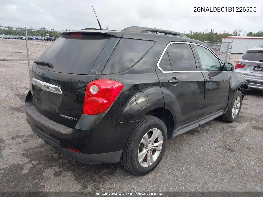 2011 Chevrolet Equinox 1Lt VIN: 2GNALDEC1B1226505 Lot: 40799457