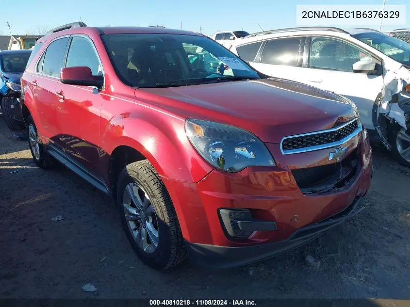 2011 Chevrolet Equinox 1Lt VIN: 2CNALDEC1B6376329 Lot: 40810218