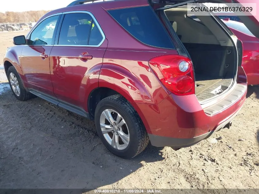 2011 Chevrolet Equinox 1Lt VIN: 2CNALDEC1B6376329 Lot: 40810218