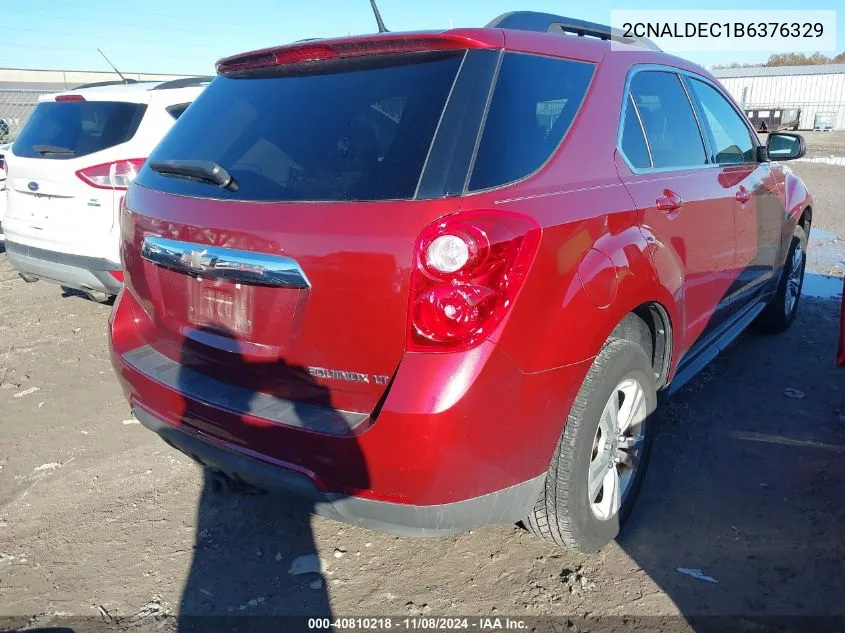 2011 Chevrolet Equinox 1Lt VIN: 2CNALDEC1B6376329 Lot: 40810218