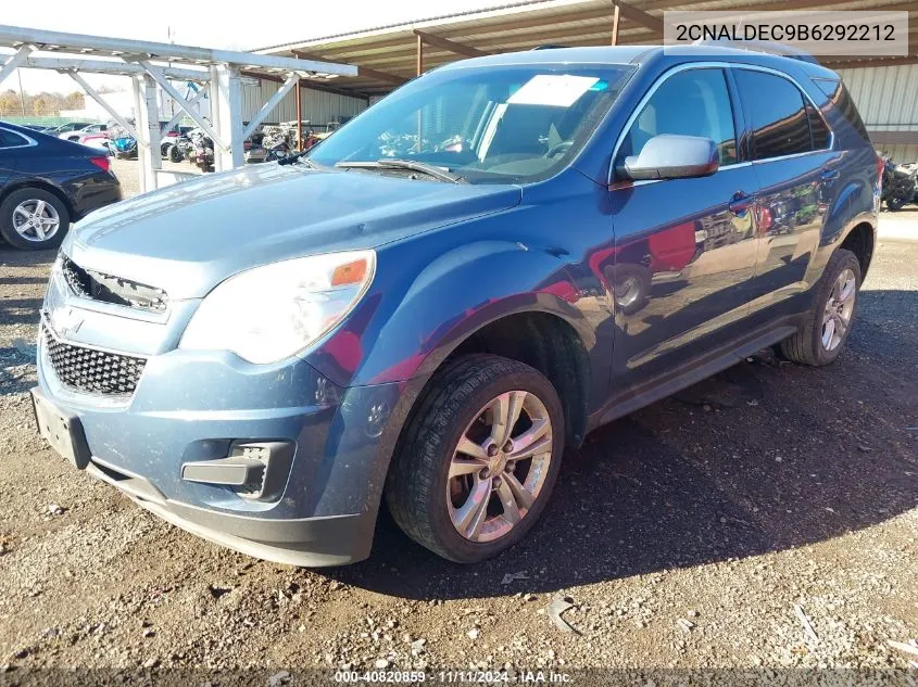 2011 Chevrolet Equinox 1Lt VIN: 2CNALDEC9B6292212 Lot: 40820859