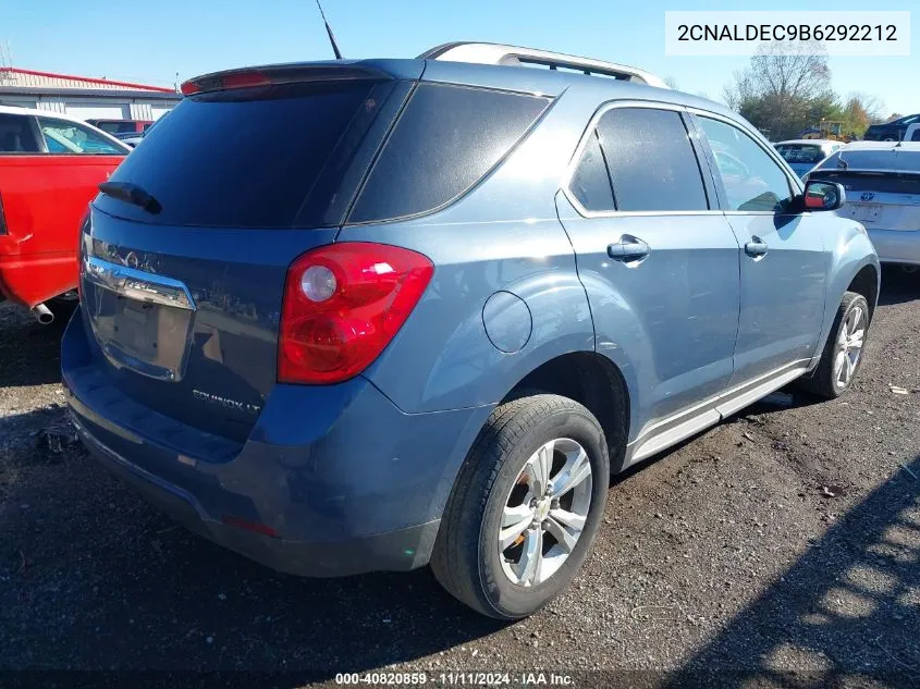 2011 Chevrolet Equinox 1Lt VIN: 2CNALDEC9B6292212 Lot: 40820859