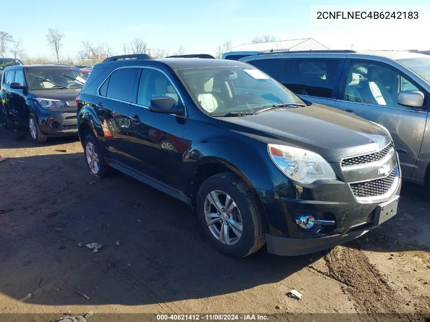 2011 Chevrolet Equinox 2Lt VIN: 2CNFLNEC4B6242183 Lot: 40821412