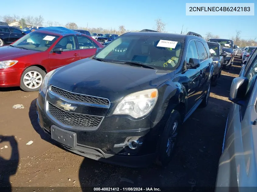 2011 Chevrolet Equinox 2Lt VIN: 2CNFLNEC4B6242183 Lot: 40821412