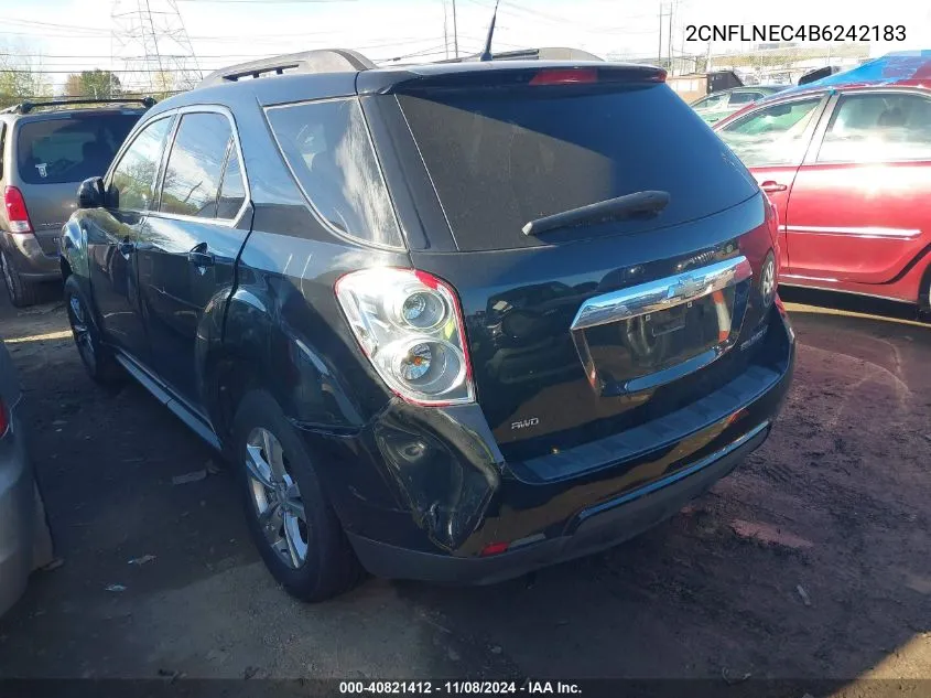 2011 Chevrolet Equinox 2Lt VIN: 2CNFLNEC4B6242183 Lot: 40821412