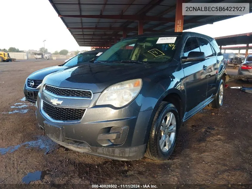 2011 Chevrolet Equinox Ls VIN: 2CNALBEC5B6422927 Lot: 40828502