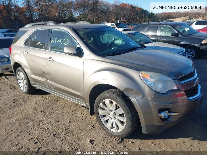 2011 Chevrolet Equinox 2Lt VIN: 2CNFLNE55B6356064 Lot: 40838156