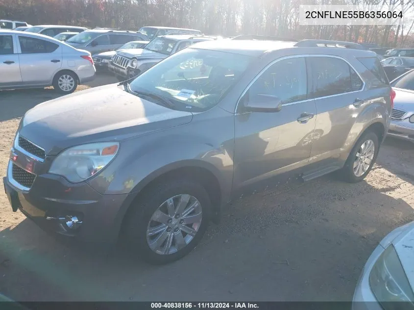 2011 Chevrolet Equinox 2Lt VIN: 2CNFLNE55B6356064 Lot: 40838156