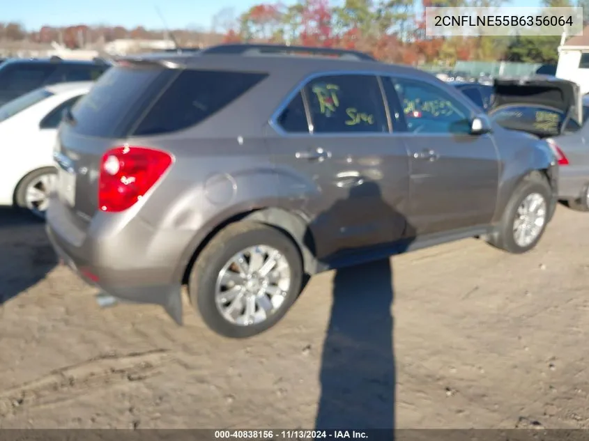 2011 Chevrolet Equinox 2Lt VIN: 2CNFLNE55B6356064 Lot: 40838156