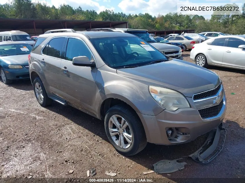 2011 Chevrolet Equinox 1Lt VIN: 2CNALDEC7B6303272 Lot: 40839426