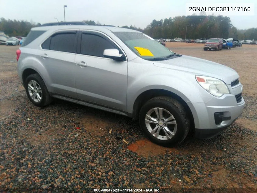 2011 Chevrolet Equinox 1Lt VIN: 2GNALDEC3B1147160 Lot: 40892117