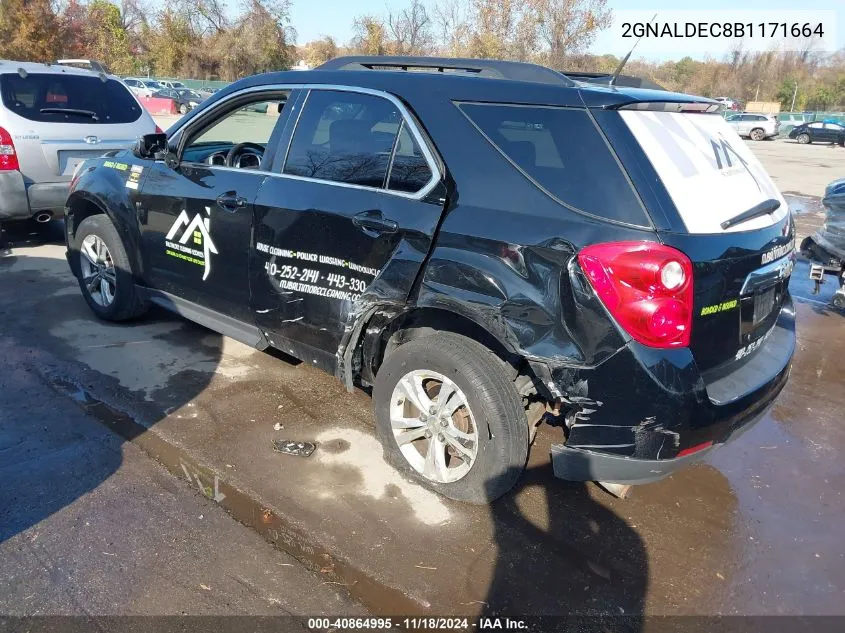 2011 Chevrolet Equinox Lt VIN: 2GNALDEC8B1171664 Lot: 40864995