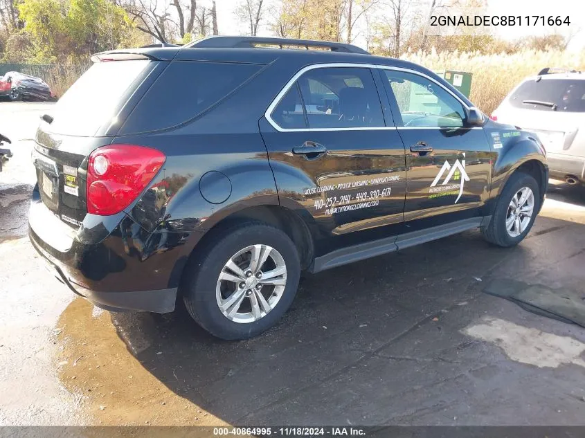 2011 Chevrolet Equinox Lt VIN: 2GNALDEC8B1171664 Lot: 40864995