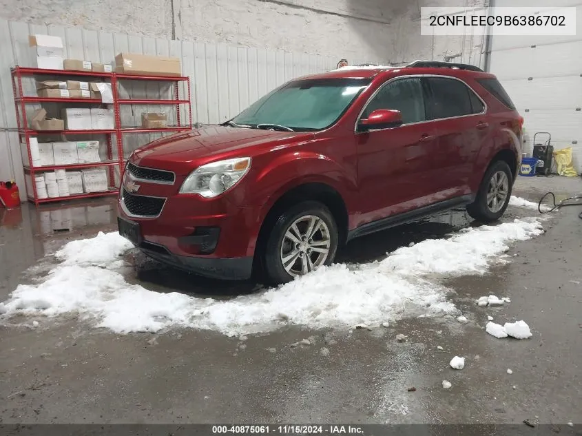 2011 Chevrolet Equinox 1Lt VIN: 2CNFLEEC9B6386702 Lot: 40875061