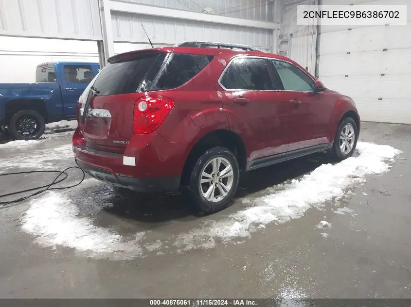 2011 Chevrolet Equinox 1Lt VIN: 2CNFLEEC9B6386702 Lot: 40875061