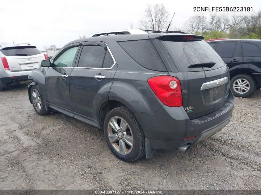 2CNFLFE55B6223181 2011 Chevrolet Equinox Ltz