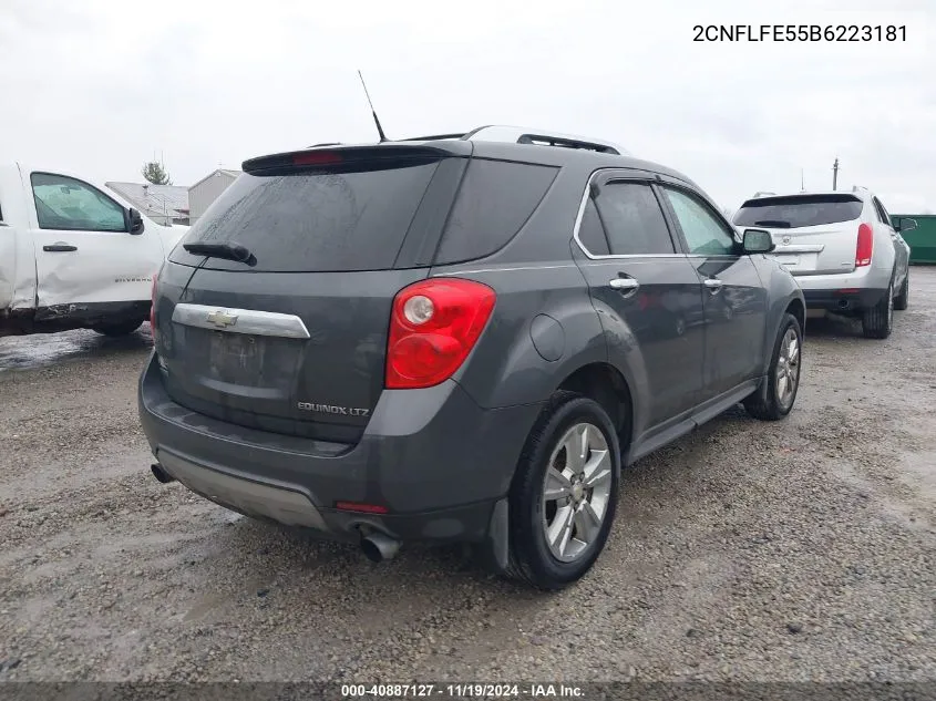 2CNFLFE55B6223181 2011 Chevrolet Equinox Ltz