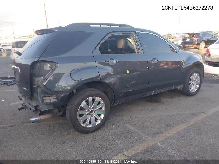 2011 Chevrolet Equinox 2Lt VIN: 2CNFLPE54B6272278 Lot: 40895130