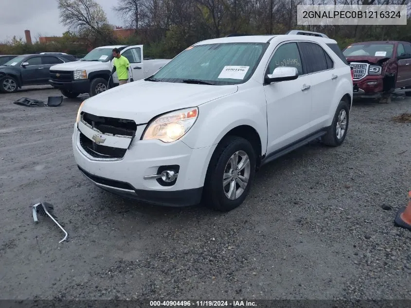 2GNALPEC0B1216324 2011 Chevrolet Equinox 2Lt