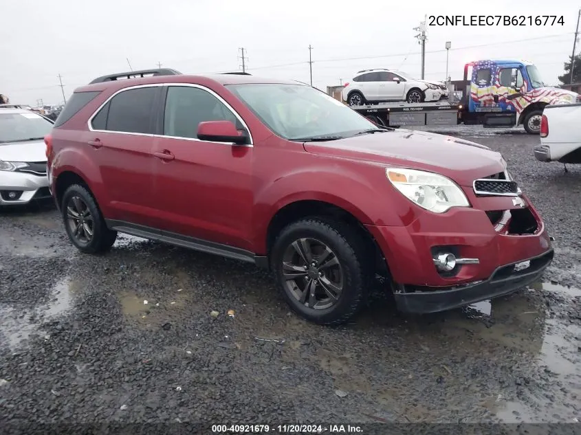 2011 Chevrolet Equinox 1Lt VIN: 2CNFLEEC7B6216774 Lot: 40921679