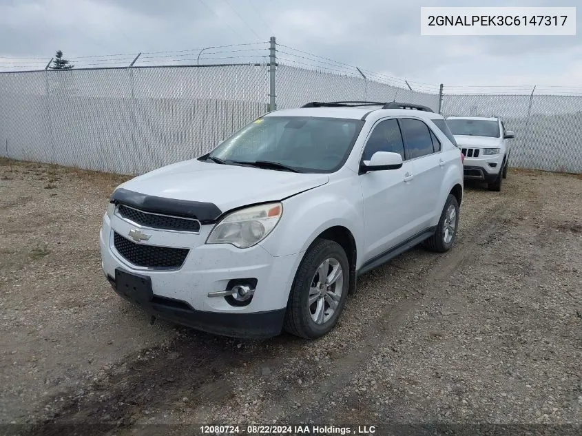 2GNALPEK3C6147317 2012 Chevrolet Equinox