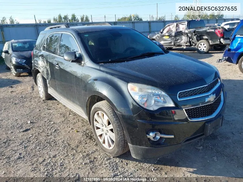 2012 Chevrolet Equinox VIN: 2GNALDEK5C6327655 Lot: 12107895