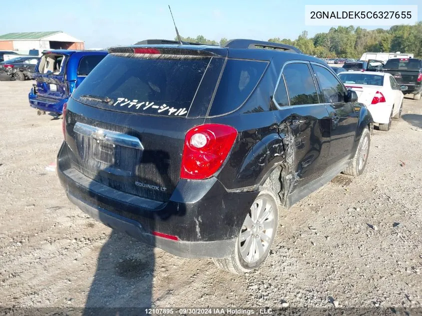 2012 Chevrolet Equinox VIN: 2GNALDEK5C6327655 Lot: 12107895