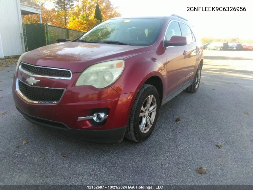 2012 Chevrolet Equinox VIN: 2GNFLEEK9C6326956 Lot: 12132607