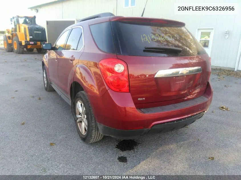 2012 Chevrolet Equinox VIN: 2GNFLEEK9C6326956 Lot: 12132607