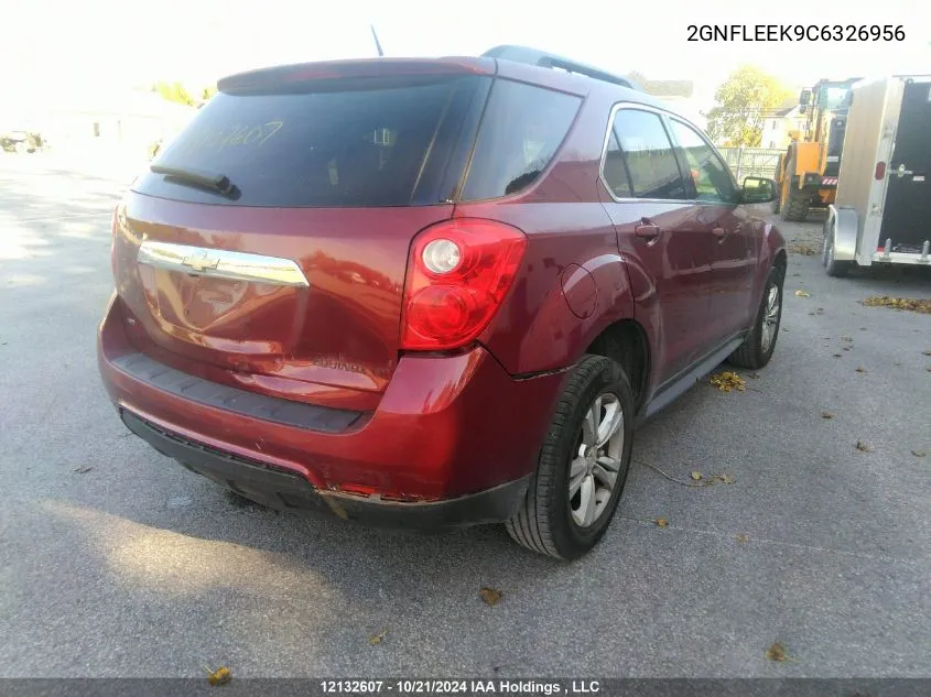 2012 Chevrolet Equinox VIN: 2GNFLEEK9C6326956 Lot: 12132607