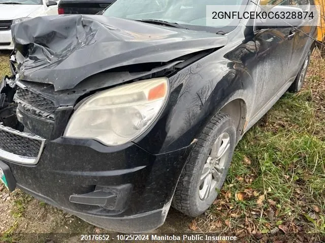 2012 Chevrolet Equinox Ls VIN: 2GNFLCEK0C6328874 Lot: 20176652