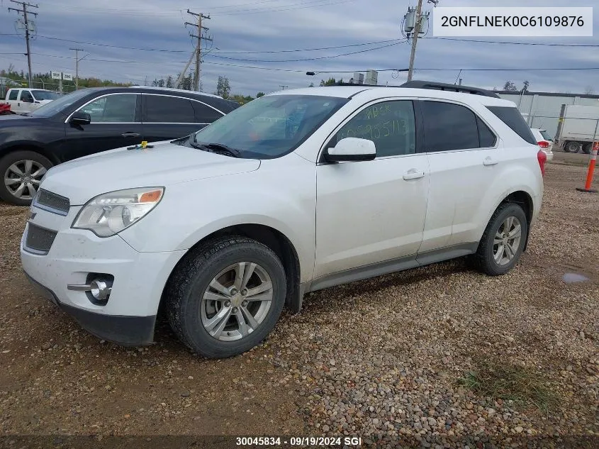 2012 Chevrolet Equinox Lt VIN: 2GNFLNEK0C6109876 Lot: 30045834