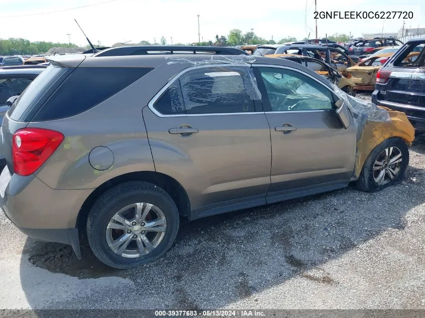 2012 Chevrolet Equinox 1Lt VIN: 2GNFLEEK0C6227720 Lot: 39377683