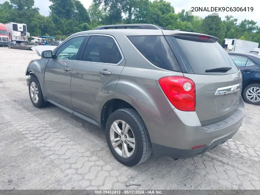 2012 Chevrolet Equinox 1Lt VIN: 2GNALDEK9C6306419 Lot: 39452413