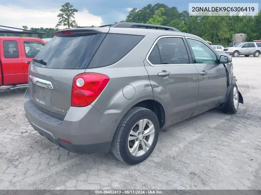 2012 Chevrolet Equinox 1Lt VIN: 2GNALDEK9C6306419 Lot: 40456072