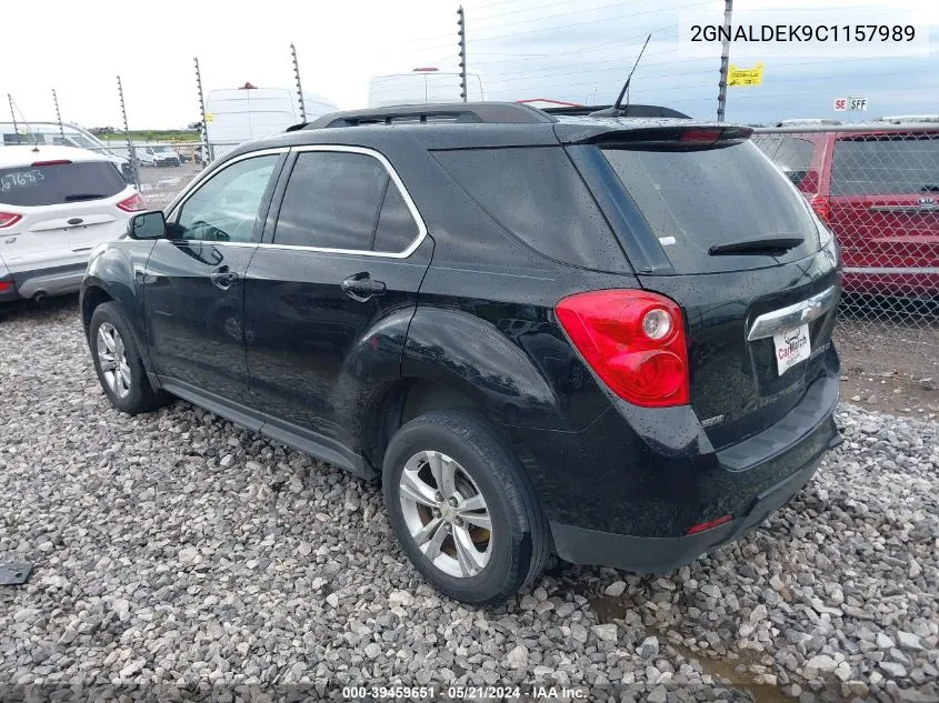 2012 Chevrolet Equinox 1Lt VIN: 2GNALDEK9C1157989 Lot: 39531137