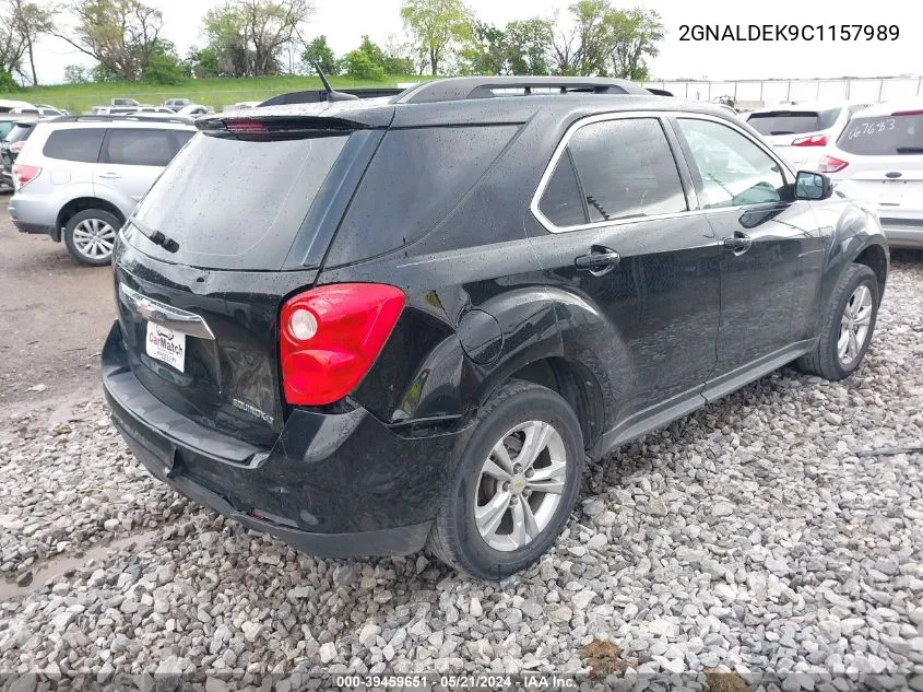 2012 Chevrolet Equinox 1Lt VIN: 2GNALDEK9C1157989 Lot: 39531137