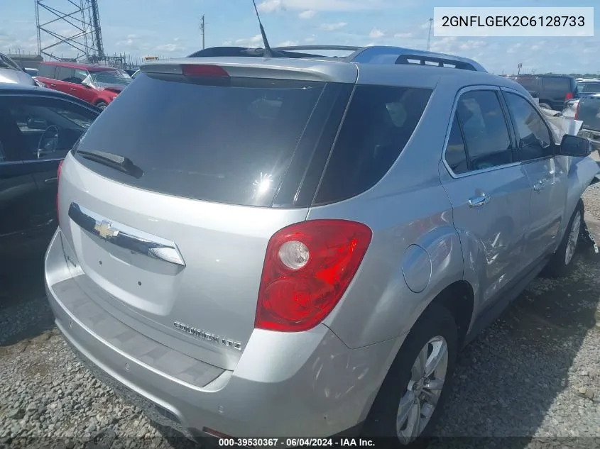 2012 Chevrolet Equinox Ltz VIN: 2GNFLGEK2C6128733 Lot: 39530367