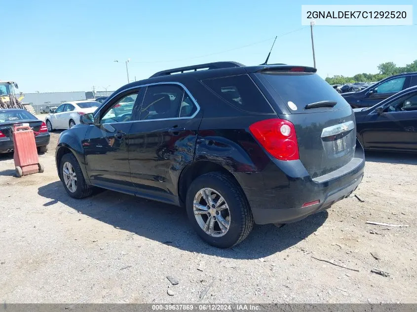 2012 Chevrolet Equinox 1Lt VIN: 2GNALDEK7C1292520 Lot: 39637869