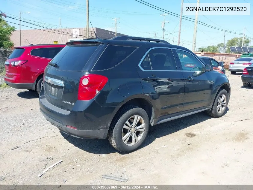 2012 Chevrolet Equinox 1Lt VIN: 2GNALDEK7C1292520 Lot: 39637869