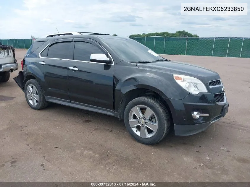 2012 Chevrolet Equinox Ltz VIN: 2GNALFEKXC6233850 Lot: 39732813