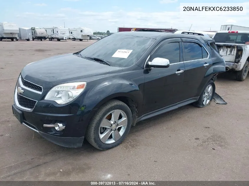 2012 Chevrolet Equinox Ltz VIN: 2GNALFEKXC6233850 Lot: 39732813