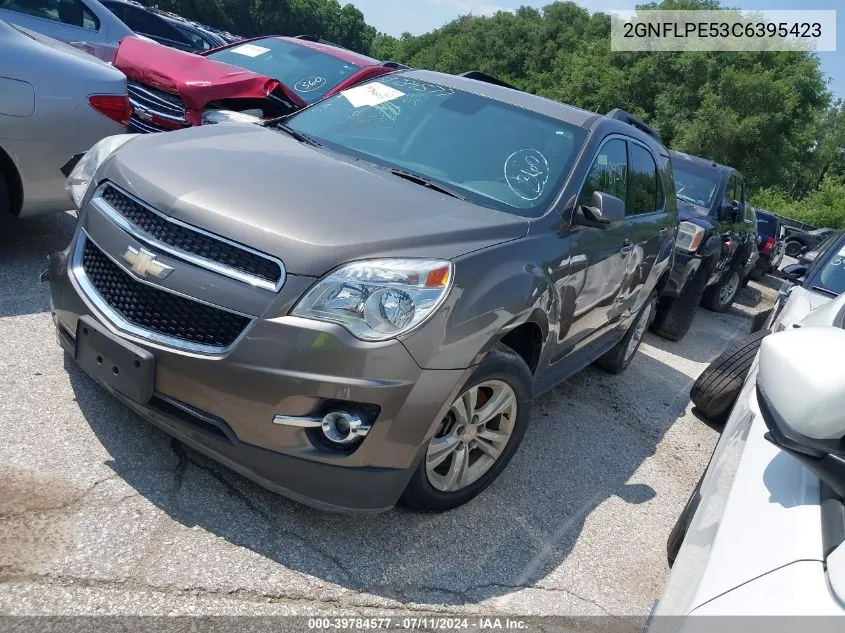 2012 Chevrolet Equinox 2Lt VIN: 2GNFLPE53C6395423 Lot: 39784577