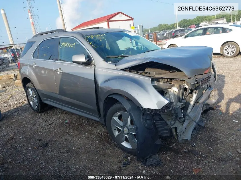 2012 Chevrolet Equinox 1Lt VIN: 2GNFLDE54C6352773 Lot: 39843029