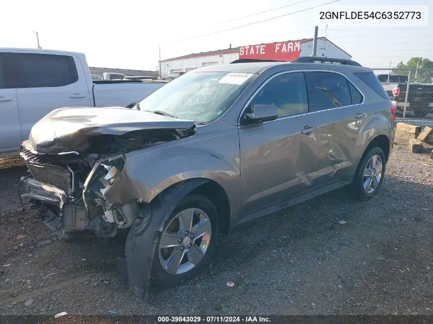 2012 Chevrolet Equinox 1Lt VIN: 2GNFLDE54C6352773 Lot: 39843029